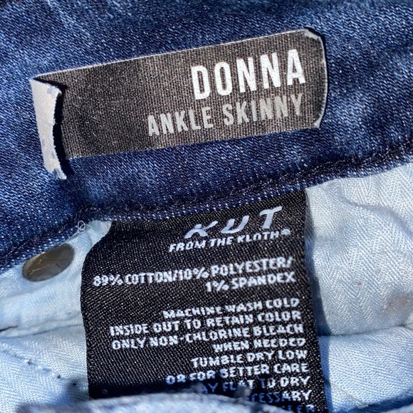 *LAST CHANCE!! Kut From The Kloth Donna Ankle Skinny Jeans - Picture 4 of 10